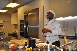 Chef Wamu from South Africa at De Gustibus New York City