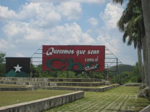 Che Guevara Billboard at Mausoleum