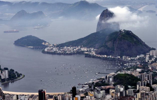 View of Rio from Corcovado Christ the Redeemer