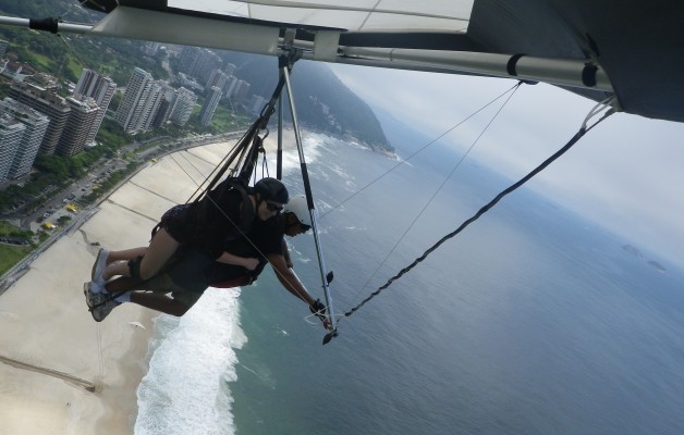 Hang Gliding rio de janeiro brazil pepino beach