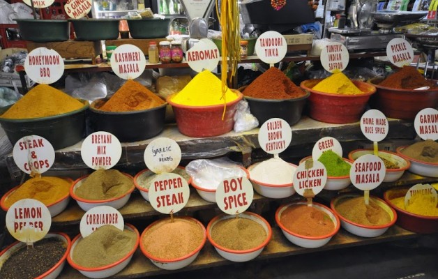 Spices for Sale at Durban's Victoria Street Market