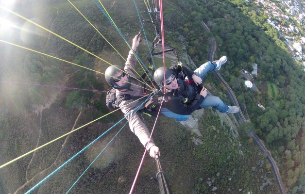 Best paraglide go pro lions head cape town south africa
