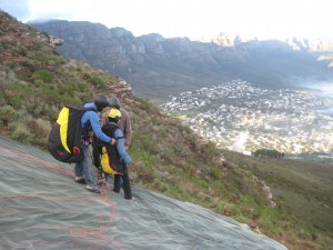 Pre-Paraglide lions head cape town south africa