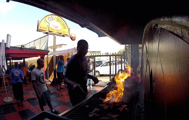 Masterful BBQ taking place at Joe's Butchery in Alexandra Township