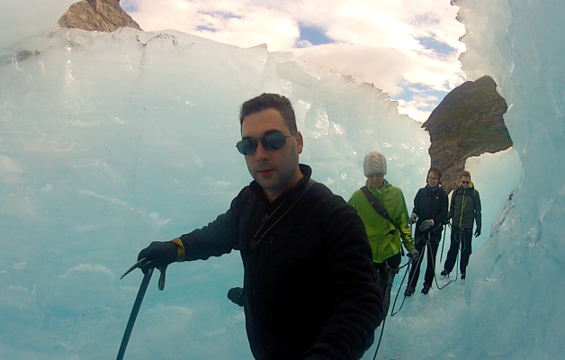 Glacial Ice Tunnel Dave